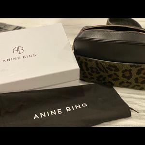EUC - Anine Bing camo bag with dustbag and box